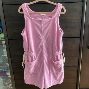 Crewcuts pink romper size 7